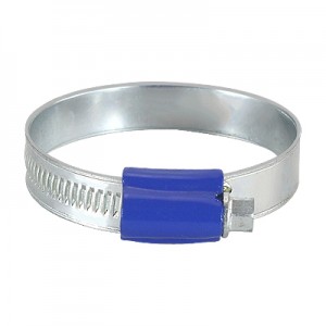 Blue Housing British Type Hose Clamp