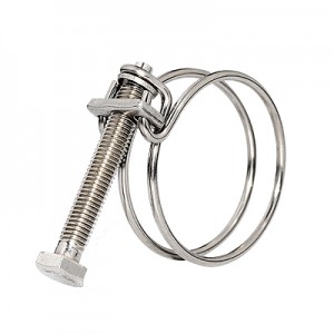 Double Wrire Hose Clip