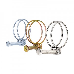 Double Wrire Hose Clip