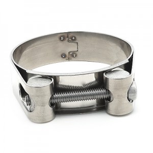 Single Bolt Double Band Pipe clamp