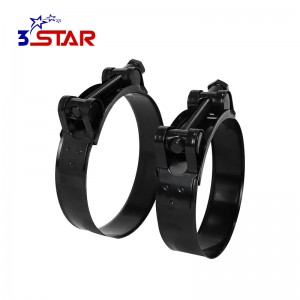 Black Heavy Duty Hose Clamp