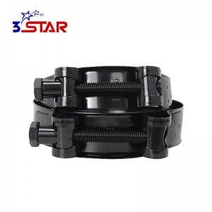 Black Heavy Duty Hose Clamp