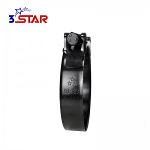 Black Heavy Duty Hose Clamp