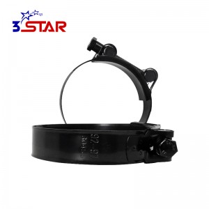 Black Heavy Duty Hose Clamp